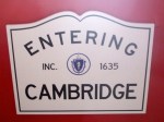 entering cambridge