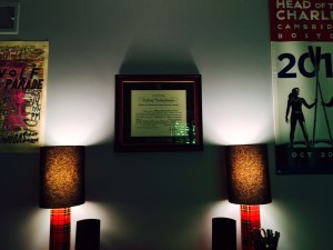 willie diploma wall