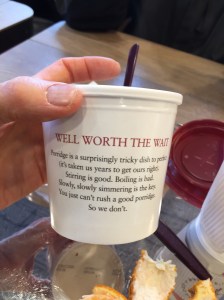 proper porridge prescription