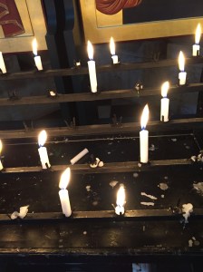 candles at st. pauls'