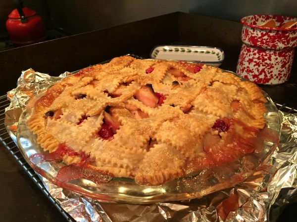 pear-double cranberry-apple lattice
